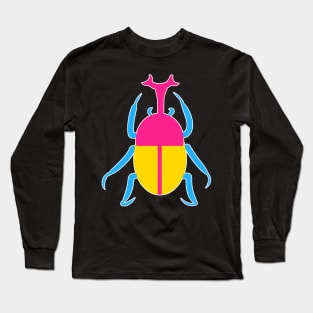 Pansexual Rhino Beetle Long Sleeve T-Shirt